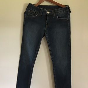 True religion skinny jean low rise